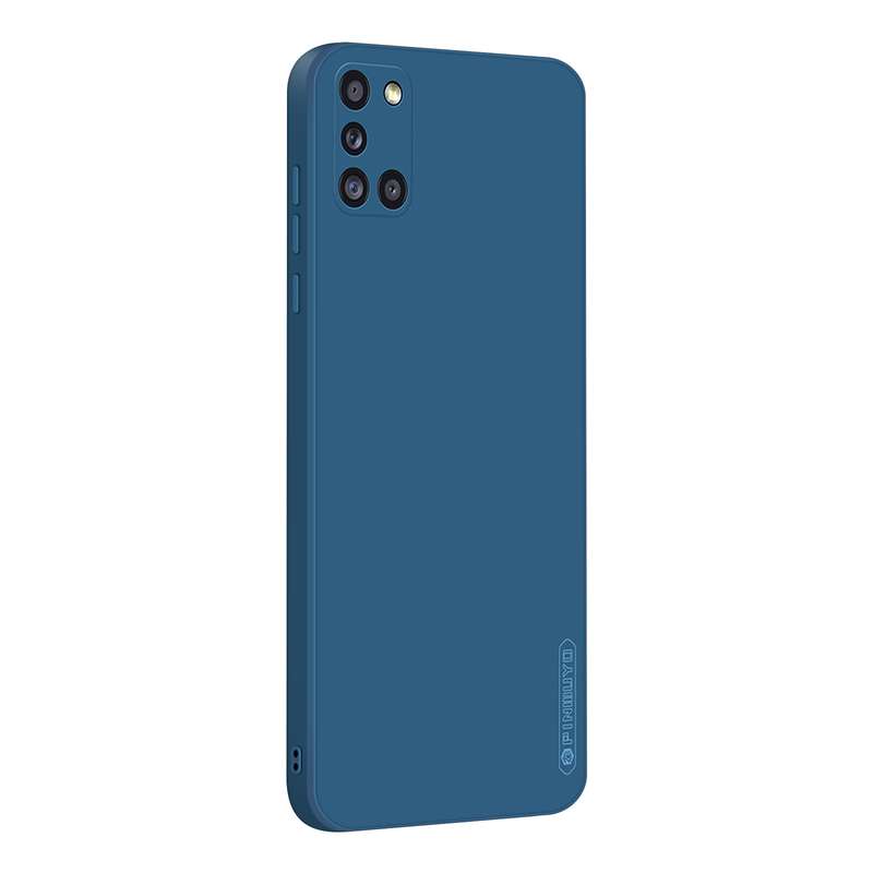 For Samsung Galaxy A31 PINWUYO Touching Series Liquid Silicone TPU Shockproof Case(Green)