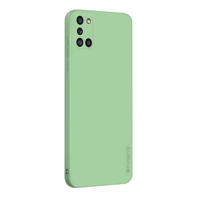 For Samsung Galaxy A31 PINWUYO Touching Series Liquid Silicone TPU Shockproof Case(Green)