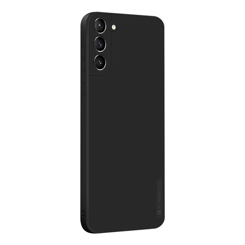 For Samsung Galaxy S21+ 5G PINWUYO Touching Series Liquid Silicone TPU Shockproof Case(Black)