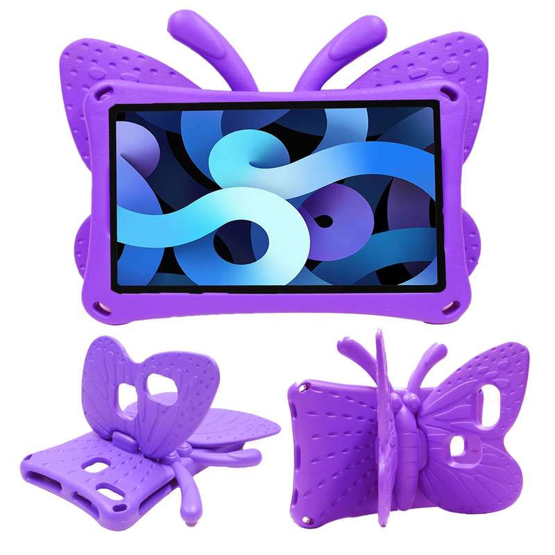 For Galaxy Tab A 8.0 2019 T290 / T295 Butterfly Bracket Style EVA Children Falling Proof Cover Prote