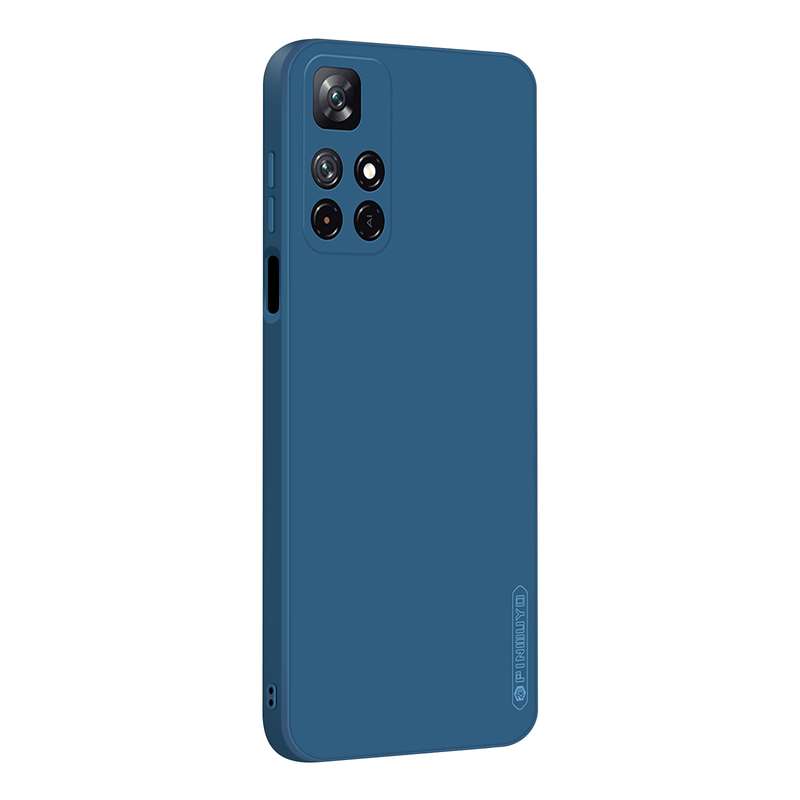 For Xiaomi Redmi Note 11 / Poco M4 Pro 5G PINWUYO Liquid Silicone TPU Phone Case(Green)