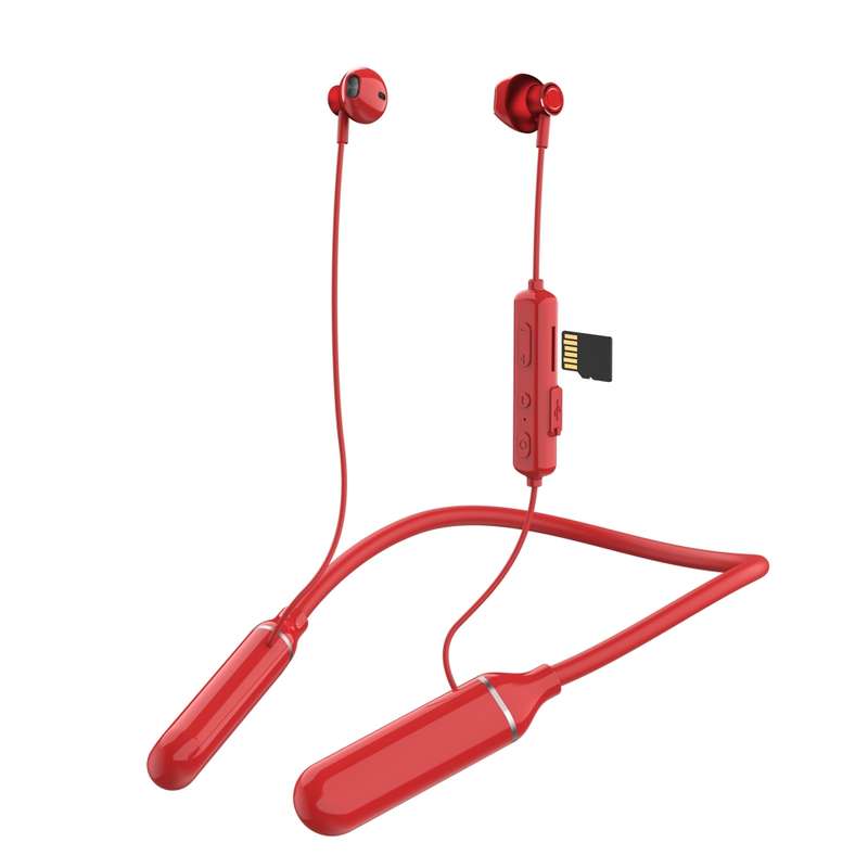 K1688 Neck-mounted Noise Cancelling IPX5 Sports Bluetooth Headphone(Black)