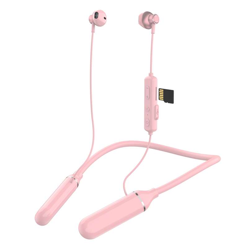 K1688 Neck-mounted Noise Cancelling IPX5 Sports Bluetooth Headphone(Black)