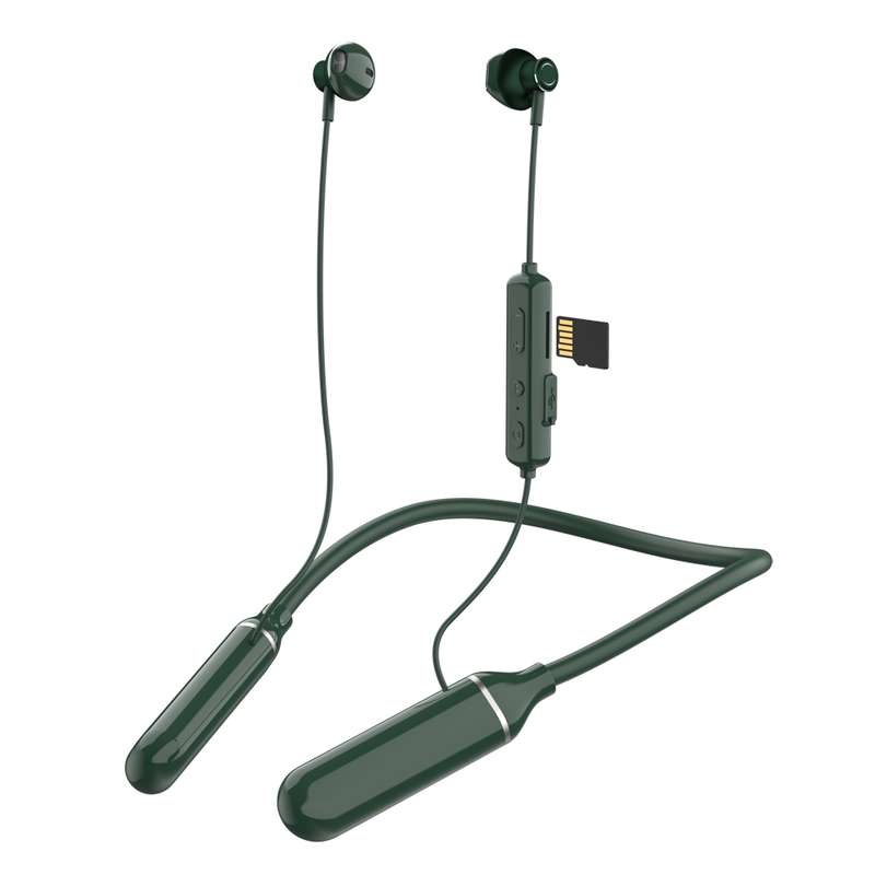K1688 Neck-mounted Noise Cancelling IPX5 Sports Bluetooth Headphone(Black)