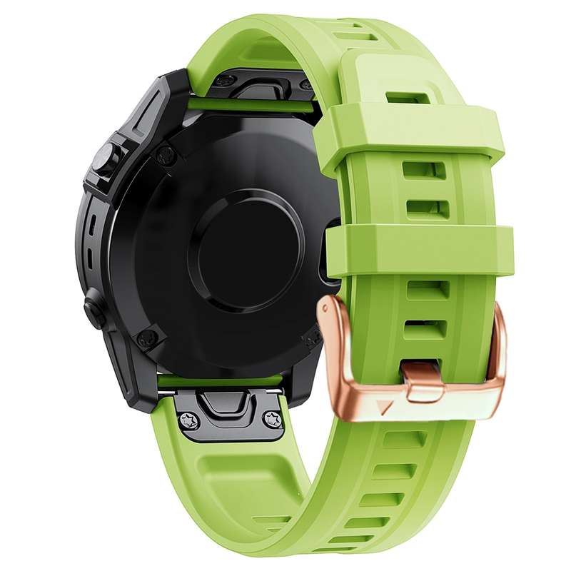 For Garmin Fenix 7s 20mm Silicone Watch Band(Orange)