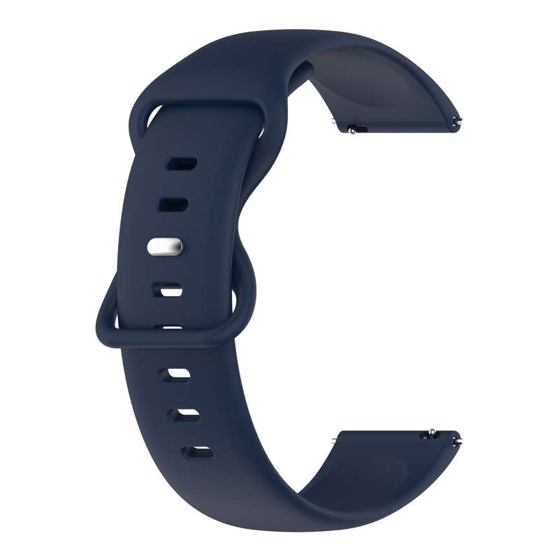 For Garmin Forerunner 55 20mm Solid Color Silicone Watch Band(Black)