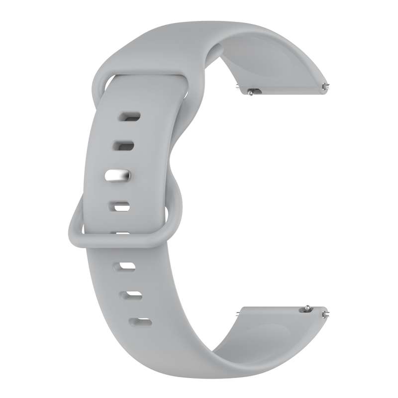For Garmin Forerunner 55 20mm Solid Color Silicone Watch Band(Black)