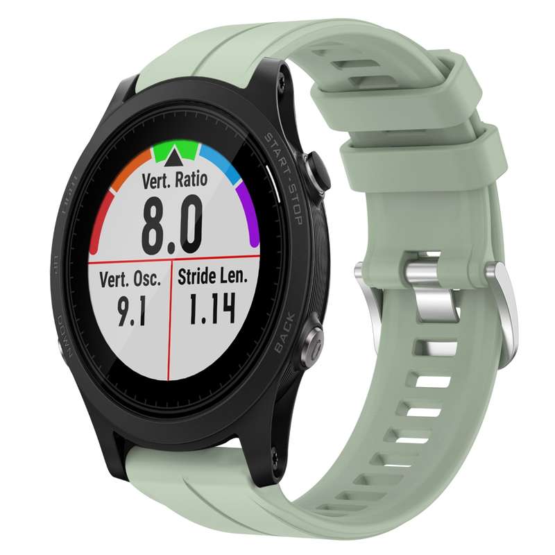 For Garmin Forerunner 935 22mm Silicone Sports Watch Band(Black)
