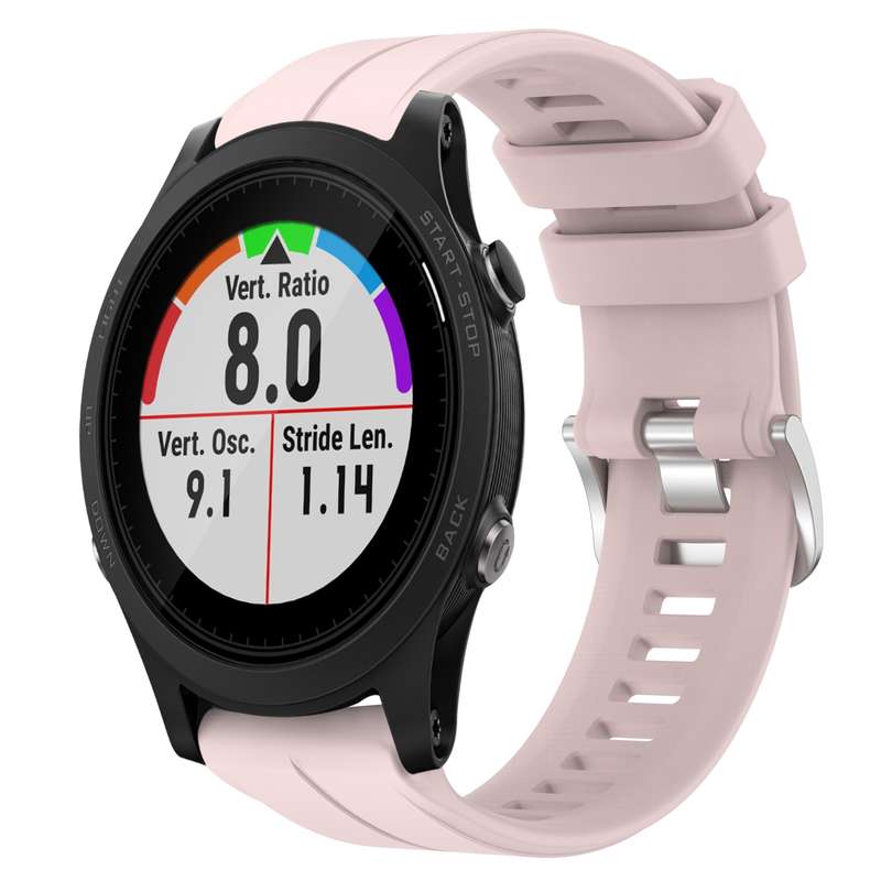 For Garmin Forerunner 935 22mm Silicone Sports Watch Band(Black)