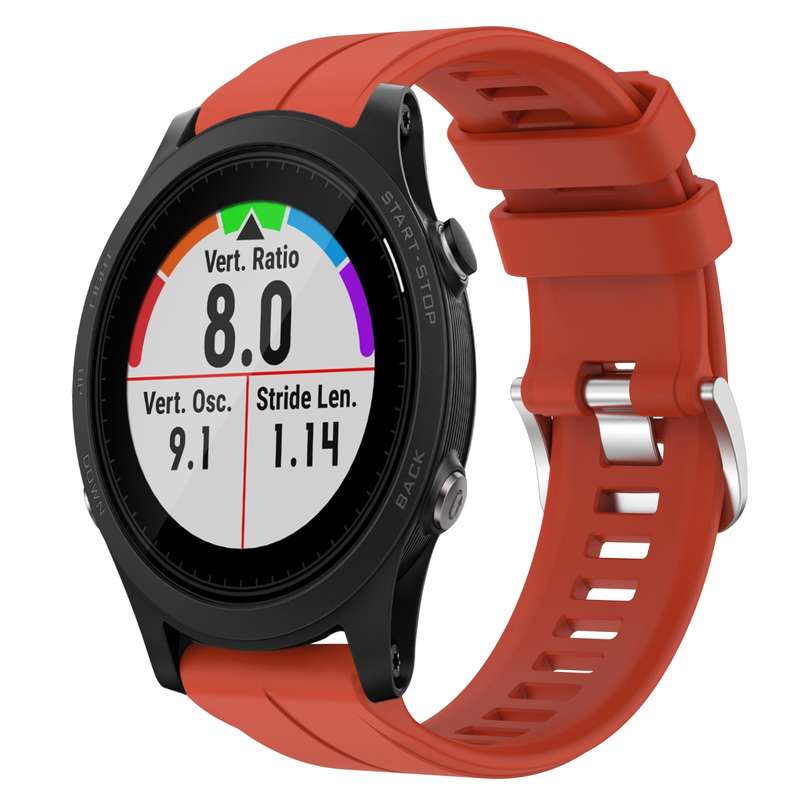 For Garmin Forerunner 935 22mm Silicone Sports Watch Band(Black)