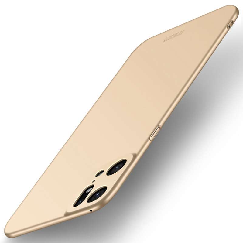 For OPPO Find X5 Pro MOFI Frosted PC Ultra-thin Hard Case(Gold)