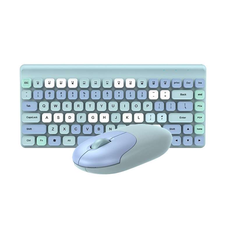 QW02 Wireless Keyboard Mouse Set(Pink)