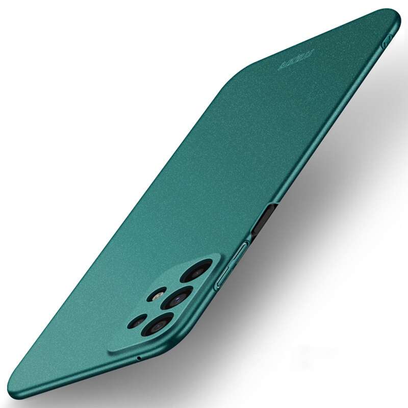 For Samsung Galaxy A73 5G MOFI Fandun Series Frosted PC Ultra-thin All-inclusive Phone Case(Blue)