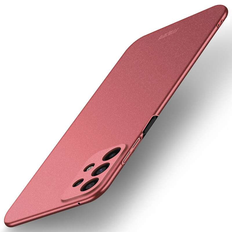 For Samsung Galaxy A73 5G MOFI Fandun Series Frosted PC Ultra-thin All-inclusive Phone Case(Blue)