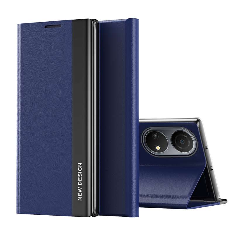 For Honor X7 2022 / X7 Play / Huawei Enjoy 30 Plus Side Electroplated Adsorption Leather Phone Case(