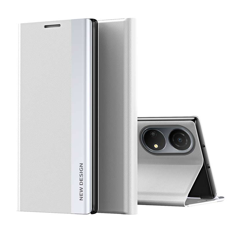 For Honor X7 2022 / X7 Play / Huawei Enjoy 30 Plus Side Electroplated Adsorption Leather Phone Case(