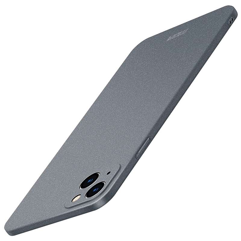 For iPhone 14 MOFI Fandun Series Frosted PC Ultra-thin Phone Case(Black)