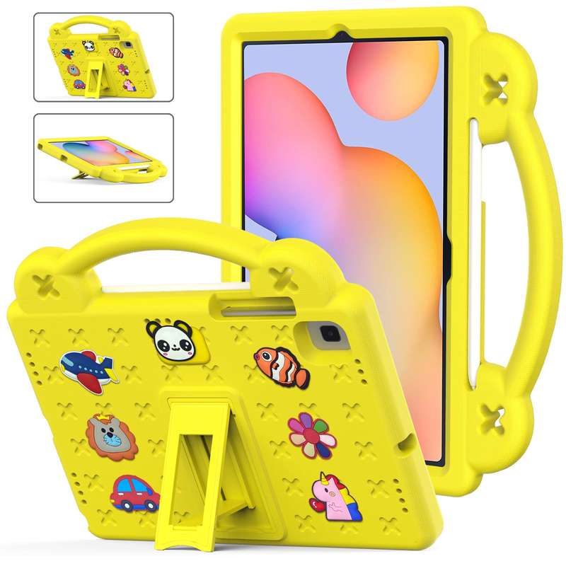 For Samsung Galaxy Tab S6 Lite 10.4 2020/2022 Handle Kickstand Children EVA Shockproof Tablet Case(N