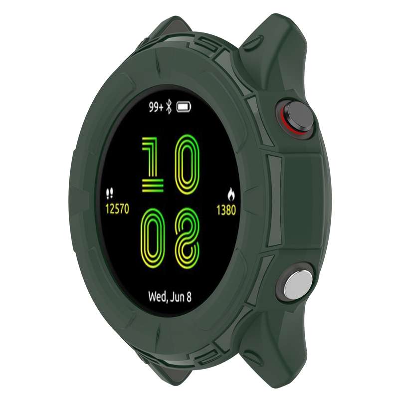 For Garmin Forerunner 955 Shockproof TPU Protective Watch Case(Black)