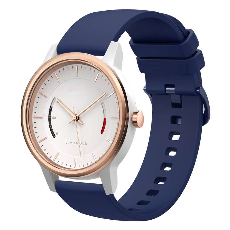 For Garmin Vivomove 20mm Solid Color Soft Silicone Watch Band(Burgundy)