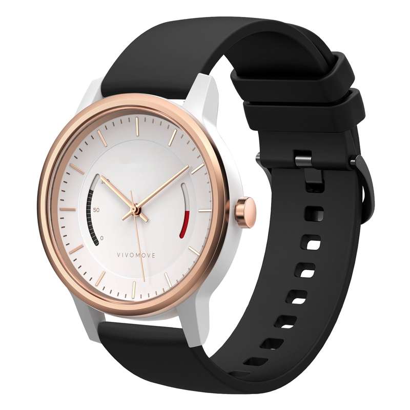 For Garmin Vivomove 20mm Solid Color Soft Silicone Watch Band(Burgundy)