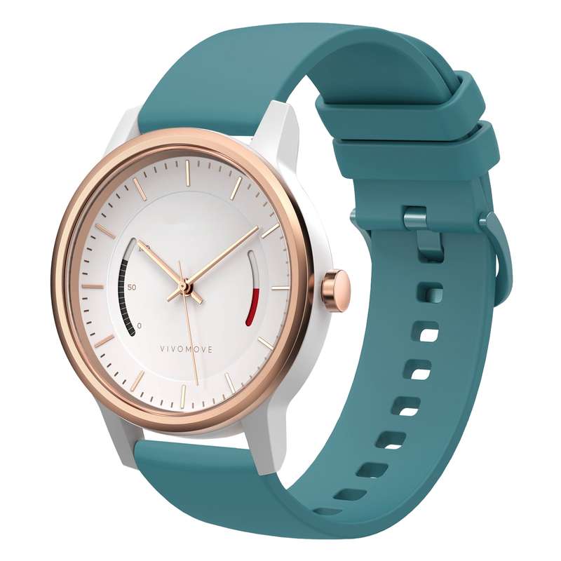 For Garmin Vivomove 20mm Solid Color Soft Silicone Watch Band(Burgundy)
