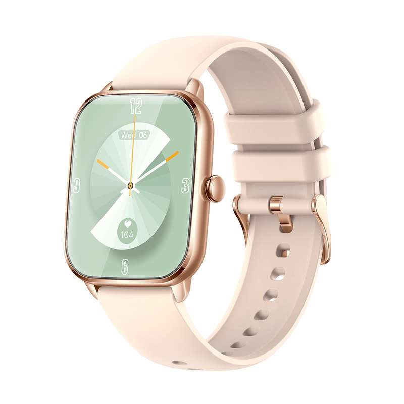 KT65 1.9 inch Color Screen Smart Watch,Support Heart Rate Monitoring/Blood Pressure Monitoring(Gold)