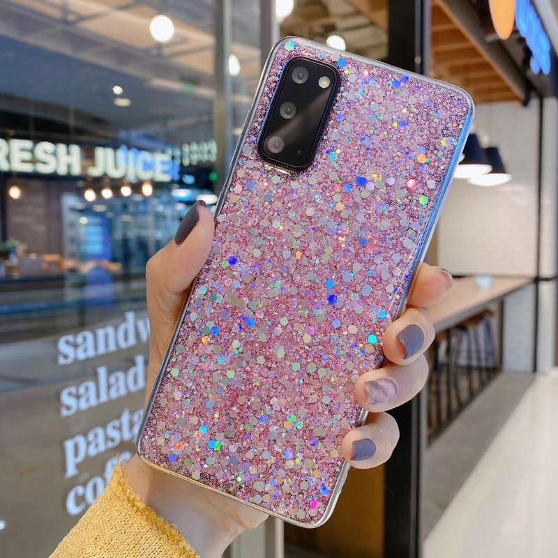 For Samsung Galaxy A23 Glitter Sequins Epoxy TPU Phone Case(Gold)
