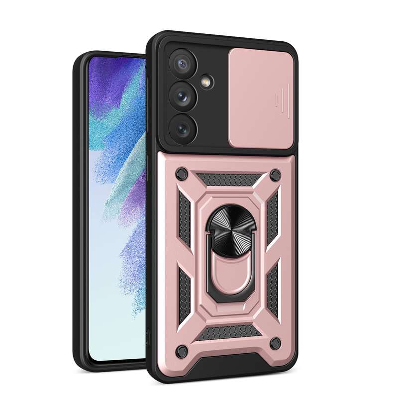 For Samsung Galaxy A54 5G Sliding Camera Cover Design TPU+PC Phone Case(Dark Green)