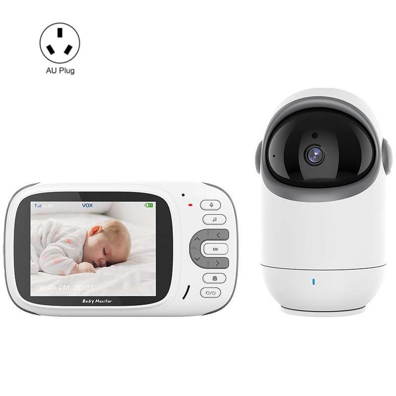 VB802 3.2 inch Baby Monitor Wireless Digital Video Rotating Camera(EU Plug)