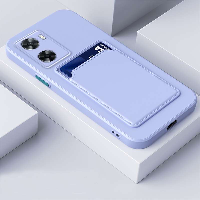 For vivo Y22 4G / Y22s 2022 4G Skin Feel Card TPU Contrast Color Button Phone Case(Black)