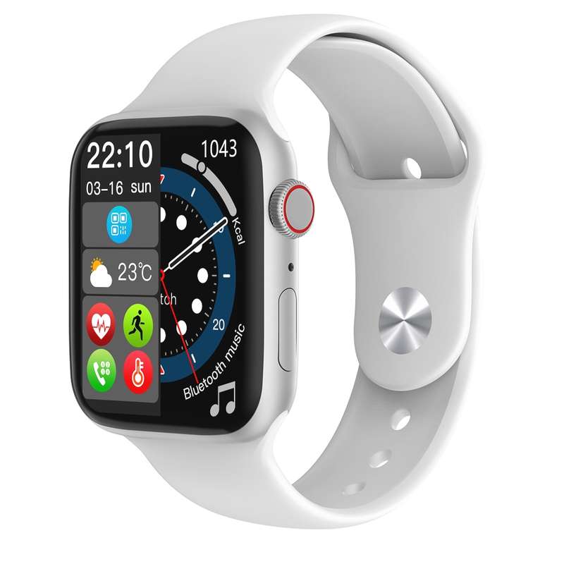 W38 1.9 inch Color Screen Smart Watch,Support Heart Rate Monitoring / Blood Pressure Monitoring(Whit