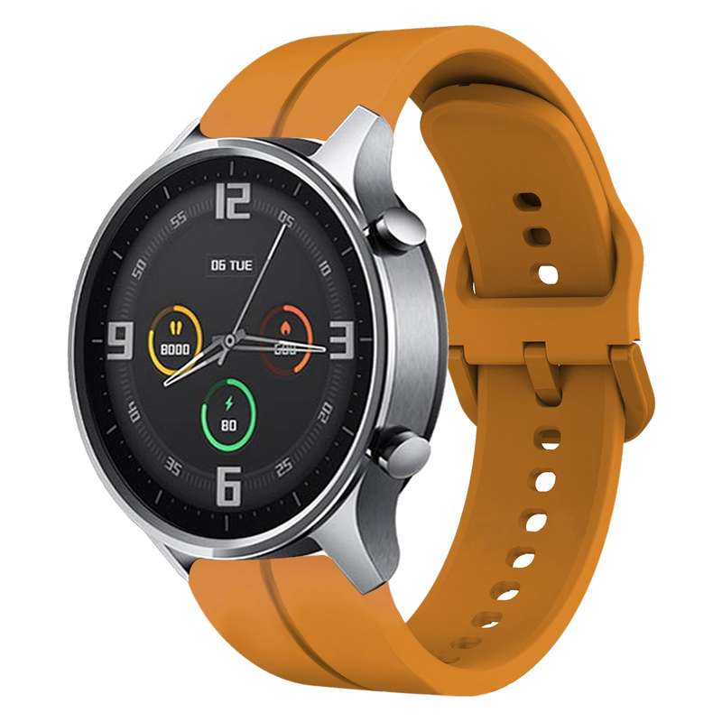 For Xiaomi MI Watch Color 22mm Loop Silicone Watch Band(Black)