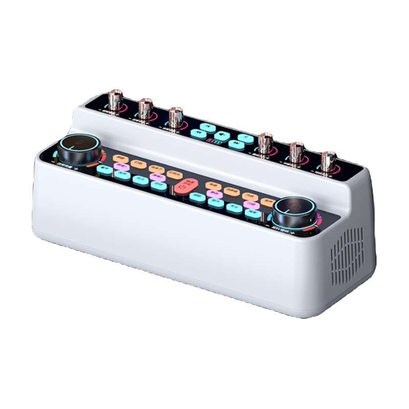 S18 Family KTV Desktop Live Special Sound Card Audio All-In-One Phone Singing Karaoke Microphone Equ