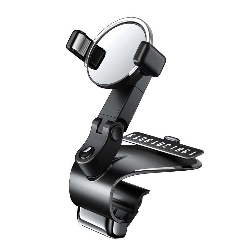 088 With Parking Phone Sign 360 Degrees Rotation Car Dashboard Mount Cell Phone Holder(Green)