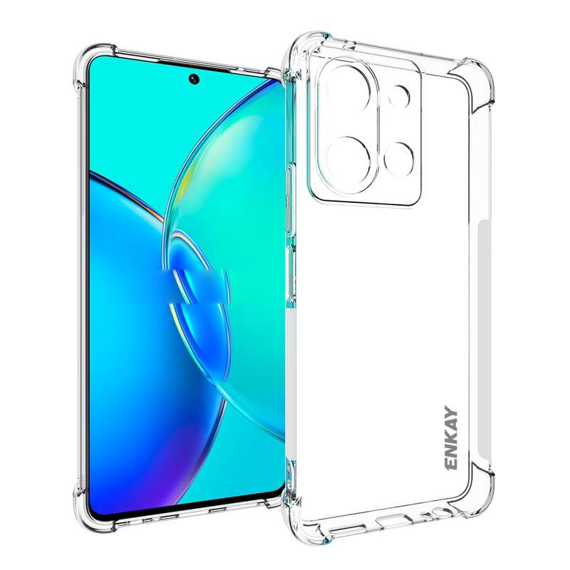 For vivo Y36 4G EU Version ENKAY Transparent TPU Shockproof Anti-slip Phone Case