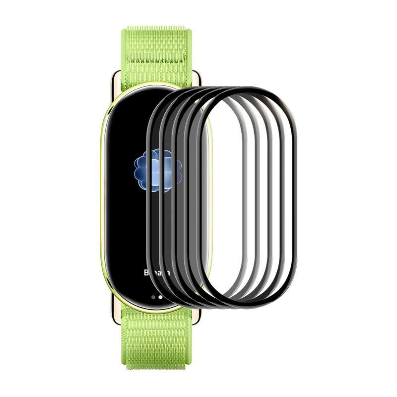 For Xiaomi Smart Band 10 5pcs ENKAY ENKAY 3D Full Coverage Soft PC Edge PMMA HD Screen Film