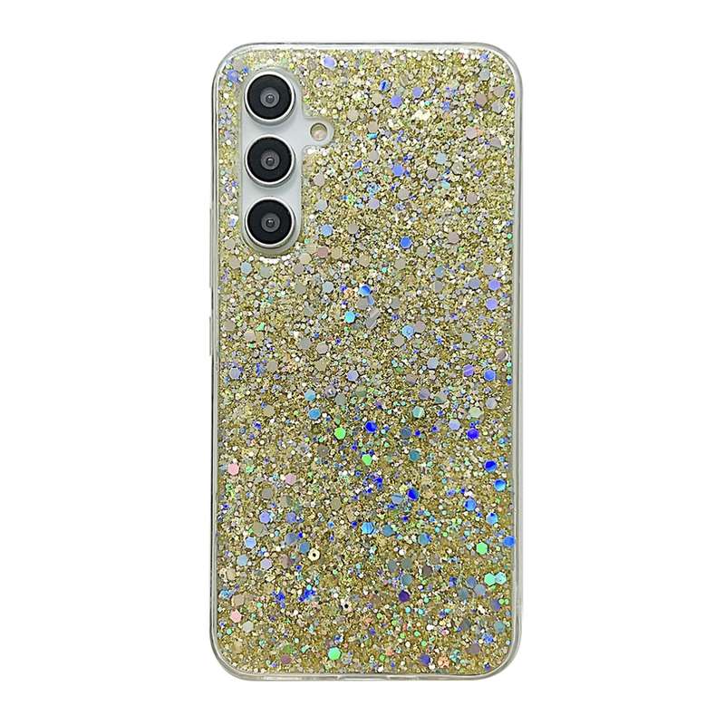 For Samsung Galaxy A54 5G Glitter Sequins Epoxy TPU Phone Case(Purple)