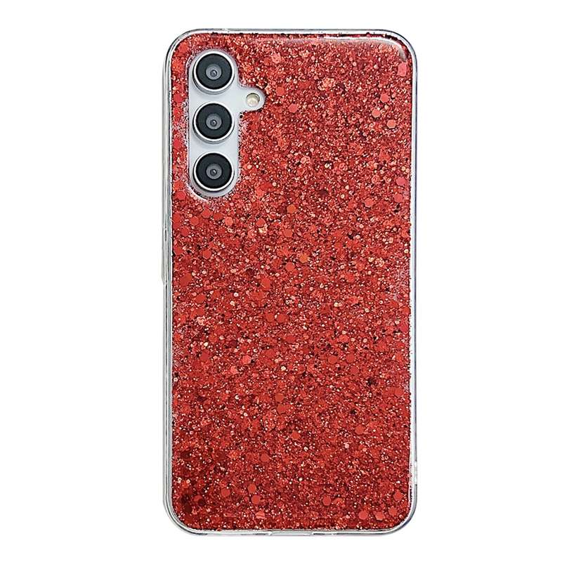 For Samsung Galaxy A54 5G Glitter Sequins Epoxy TPU Phone Case(Purple)