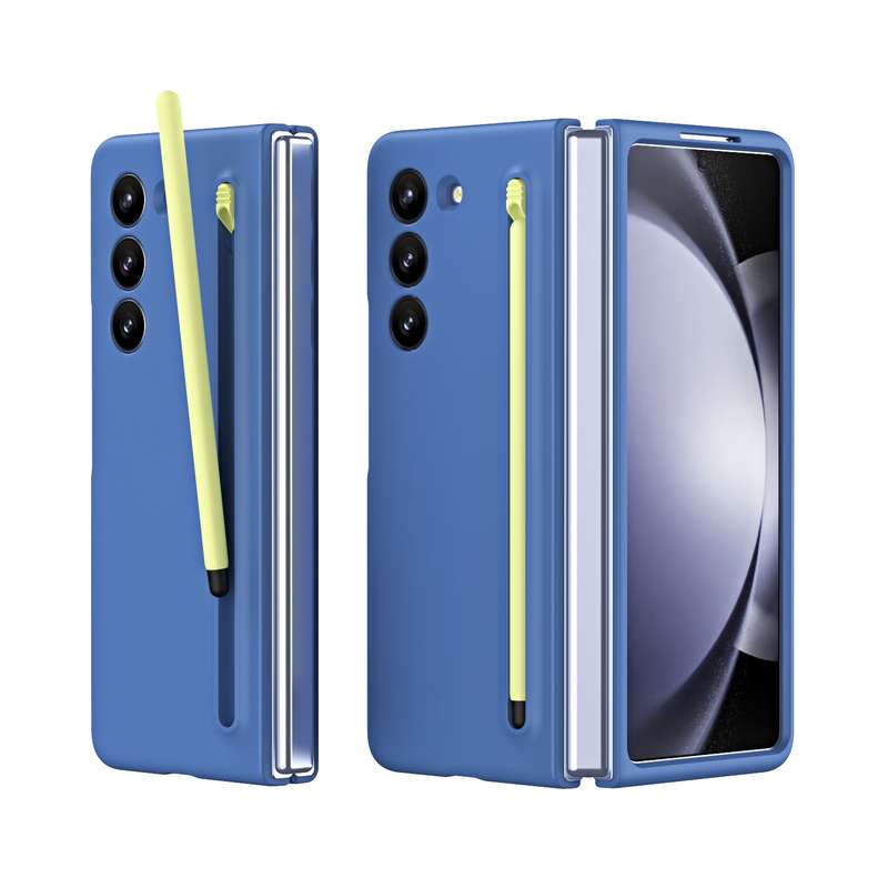 For Samsung Galaxy Z Fold5 5G Skinfeel Shockproof Phone Case, No Pen(Black)
