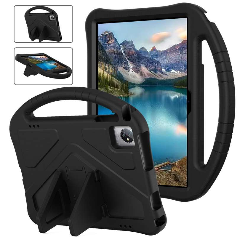 For Blackview Tab 70 WiFi 2023 EVA Shockproof Tablet Case with Holder(Rose Red)