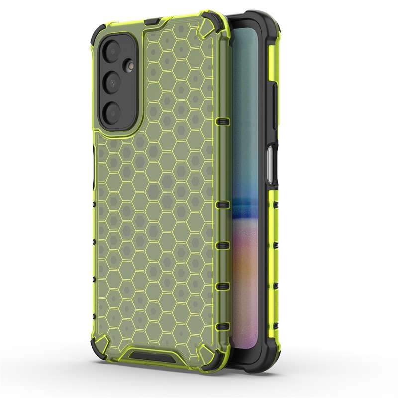 For Samsung Galaxy A05s Shockproof Honeycomb Phone Case(Black)