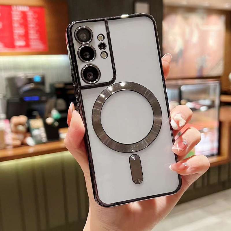 For Samsung Galaxy Note10+ MagSafe Electroplating TPU Phone Case(Purple)