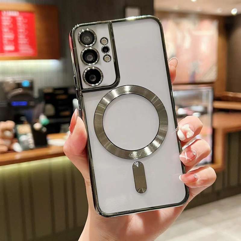 For Samsung Galaxy Note10+ MagSafe Electroplating TPU Phone Case(Purple)