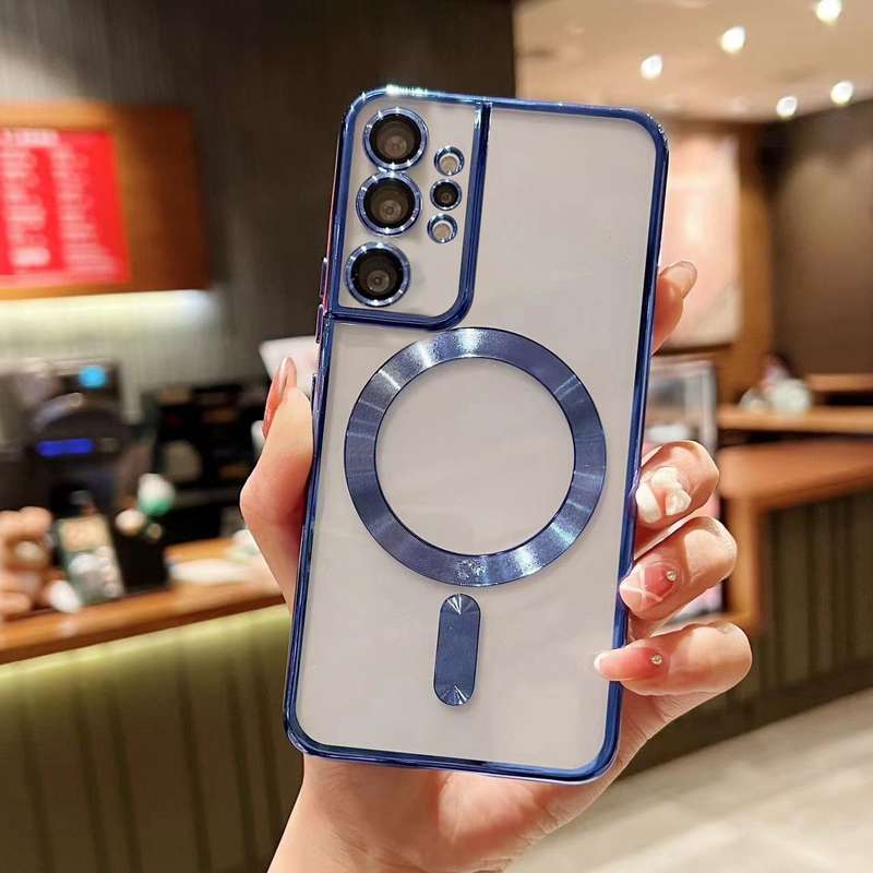 For Samsung Galaxy Note10+ MagSafe Electroplating TPU Phone Case(Purple)