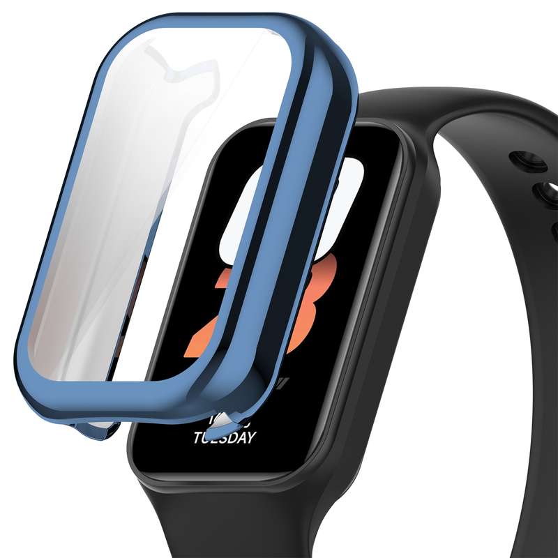 For Redmi Band 2 Full Package TPU Electroplated Watch Protective Case(Rose Gold)