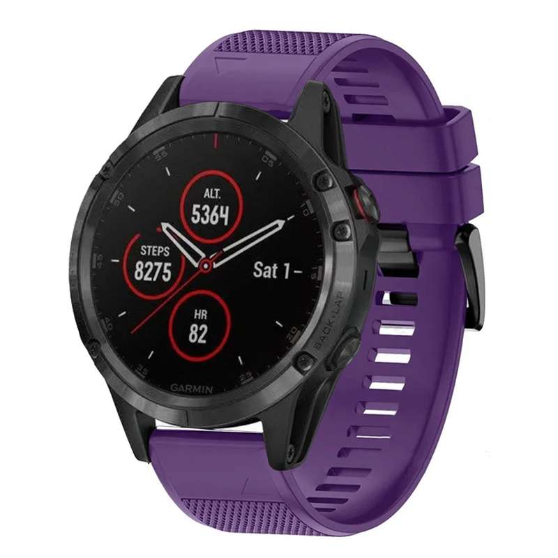 For Garmin Fenix 5 Plus Quick Release 22mm Silicone Watch Band(Mint Green)