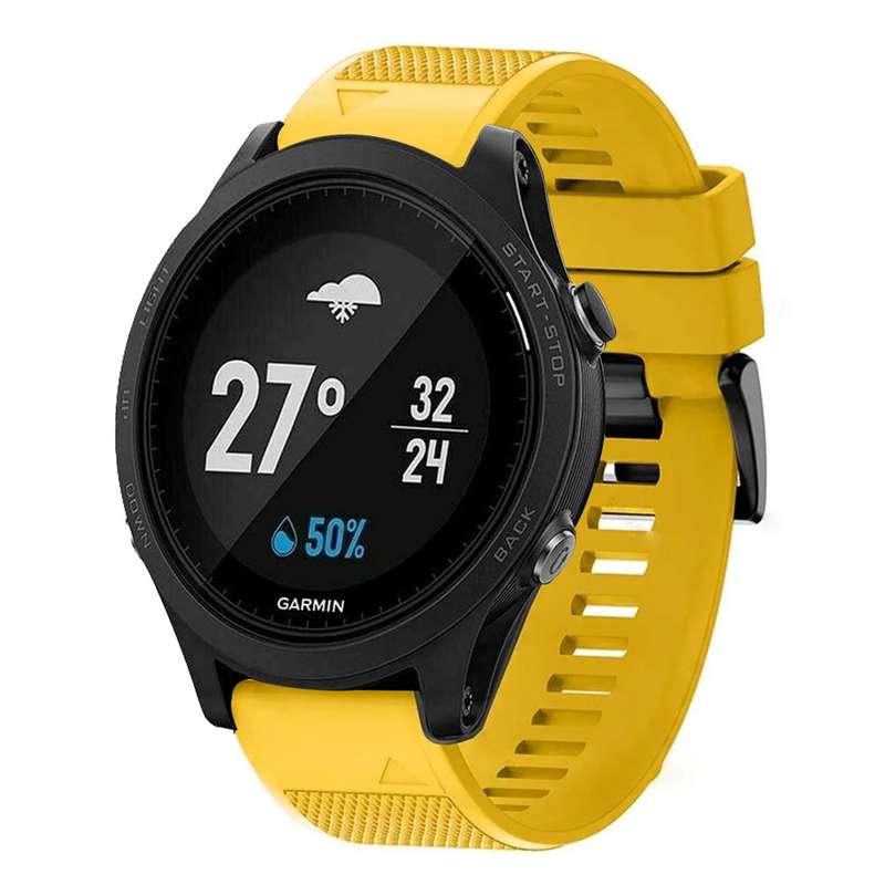 For Garmin Forerunner 935 Quick Release 22mm Silicone Watch Band(Midnight Blue)