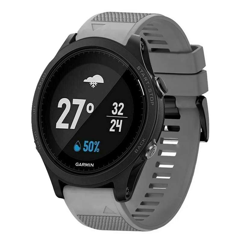 For Garmin Forerunner 935 Quick Release 22mm Silicone Watch Band(Midnight Blue)