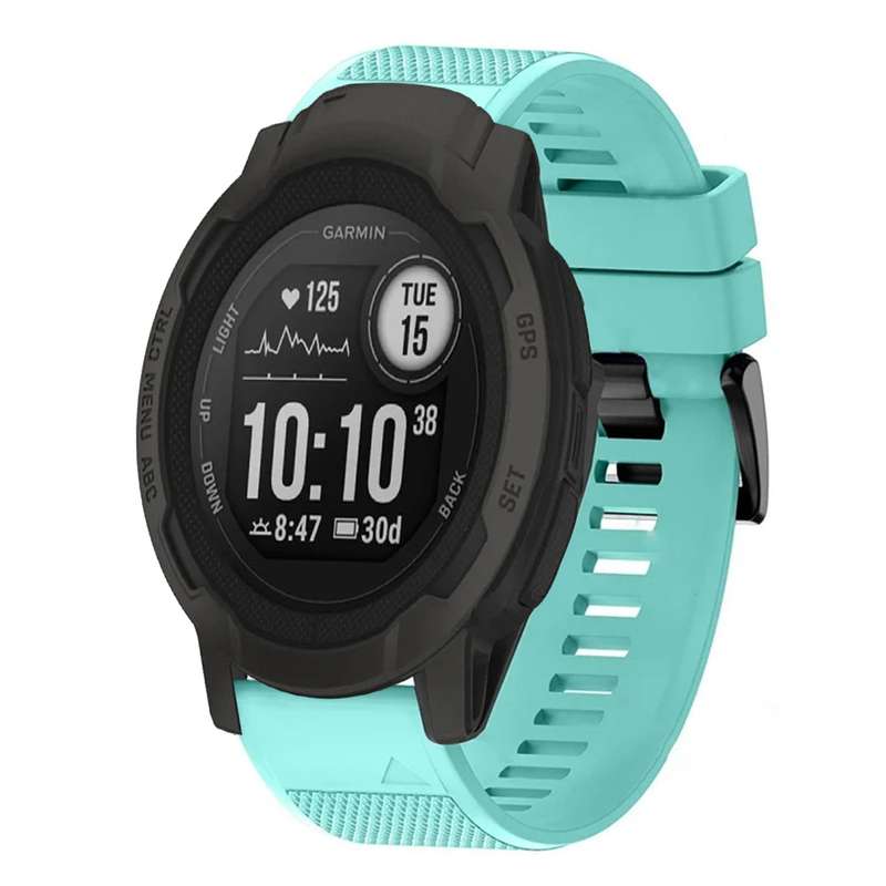 For Garmin Instinct 2 Quick Release 22mm Silicone Watch Band(Grey)